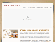 Tablet Screenshot of macspharmacy.com